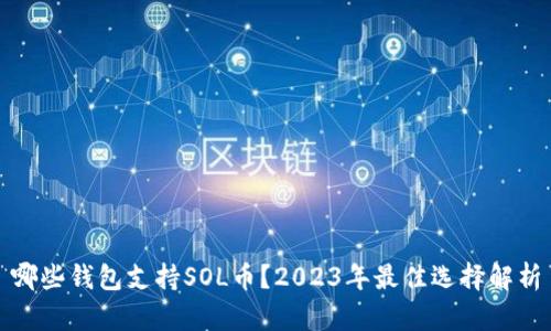 哪些钱包支持SOL币?2023年最佳选择解析