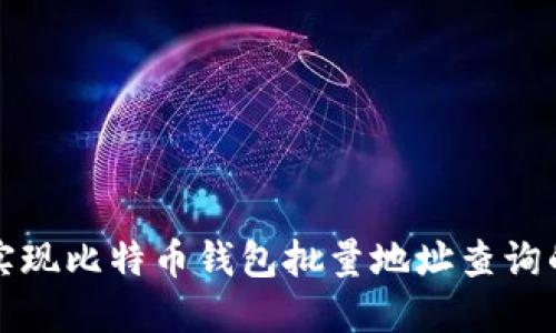 轻松实现比特币钱包批量地址查询的方法