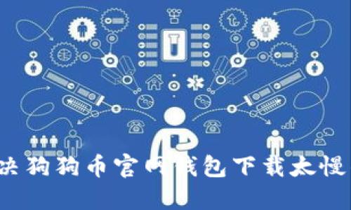 如何解决狗狗币官网钱包下载太慢的问题？
